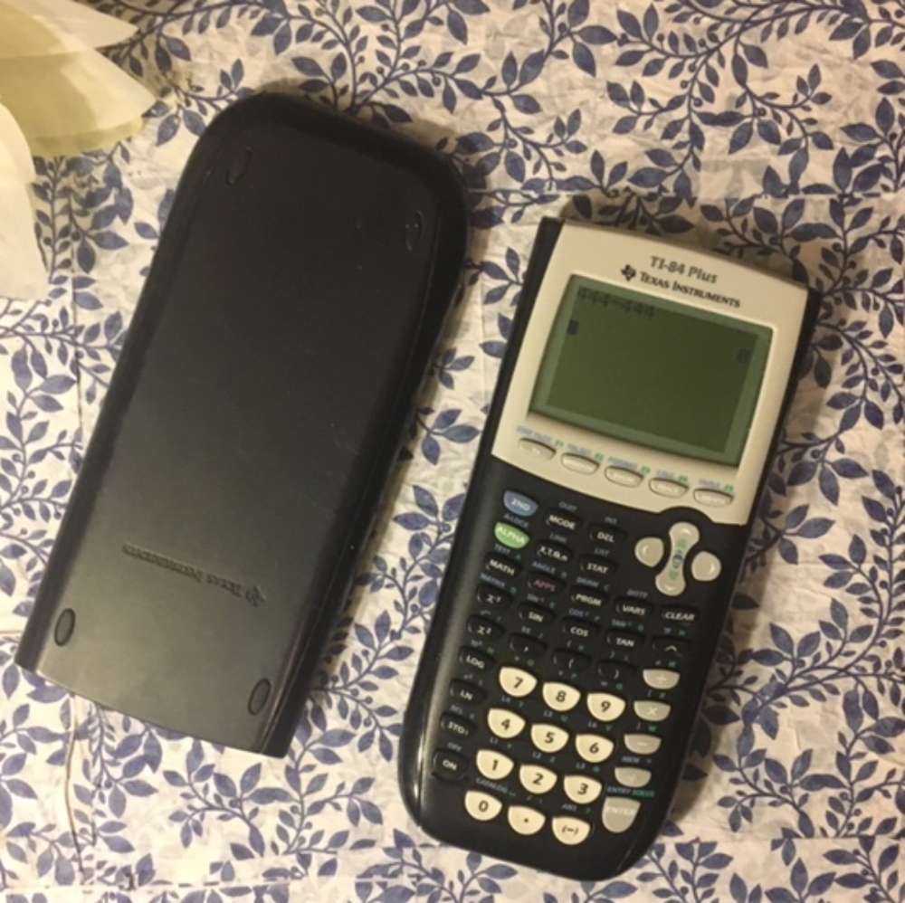 Texas Instruments calculated. T I-84 Plus